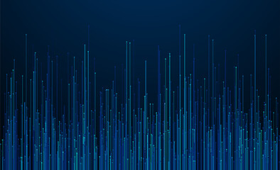 Geometric pattern with connected lines and dots. Vector illustration on background.