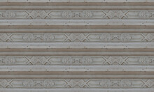 Carved Stone Molding Texture Seamless Ancient Horizontal Lines