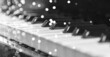 Piano keyboard background. Piano keys with lights