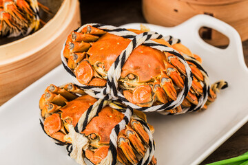 Sticker - Fresh and delicious hairy crab