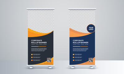 corporate roll up banner