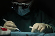 performance of single-stremity microsurgery by a female traumatologist-surgeon.