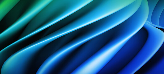 Abstract wave 3D rendering background. An elegant backdrop element with curves