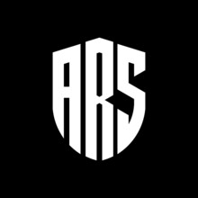 ARS Letter Logo Design. ARS Modern Letter Logo With Black Background. ARS Creative  Letter Logo. Simple And Modern Letter Logo. Vector Logo Modern Alphabet Font Overlap Style. Initial Letters ARS  