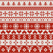 Vector red ugly Christmas jumper seamless pattern background. Ideal for Christmas gifts and decorations. Perfect for fabric, wallpaper, wrapping, scrapbooking and stationery. Surface pattern design.