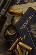 .41 S&W Revolver, passports, secret agent