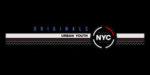 Nyc Urban Youth Vintage Fashion T-shirt Design