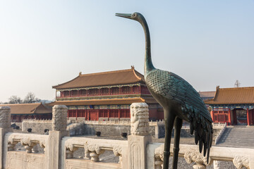 Wall Mural - Amazing view of the Forbidden City of Beijing, China