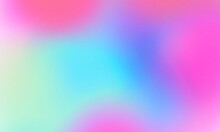 
Blurred Abstract Holographic Gradient Blended Rainbow Colors With  Enhanced Half Tone, Digital Soft Noise And Grain Textures For Trending Lo-Fi Background Pattern