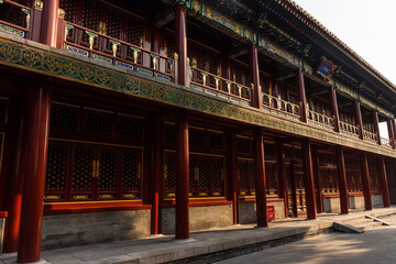 Wall Mural - Amazing view of the Forbidden City of Beijing, China