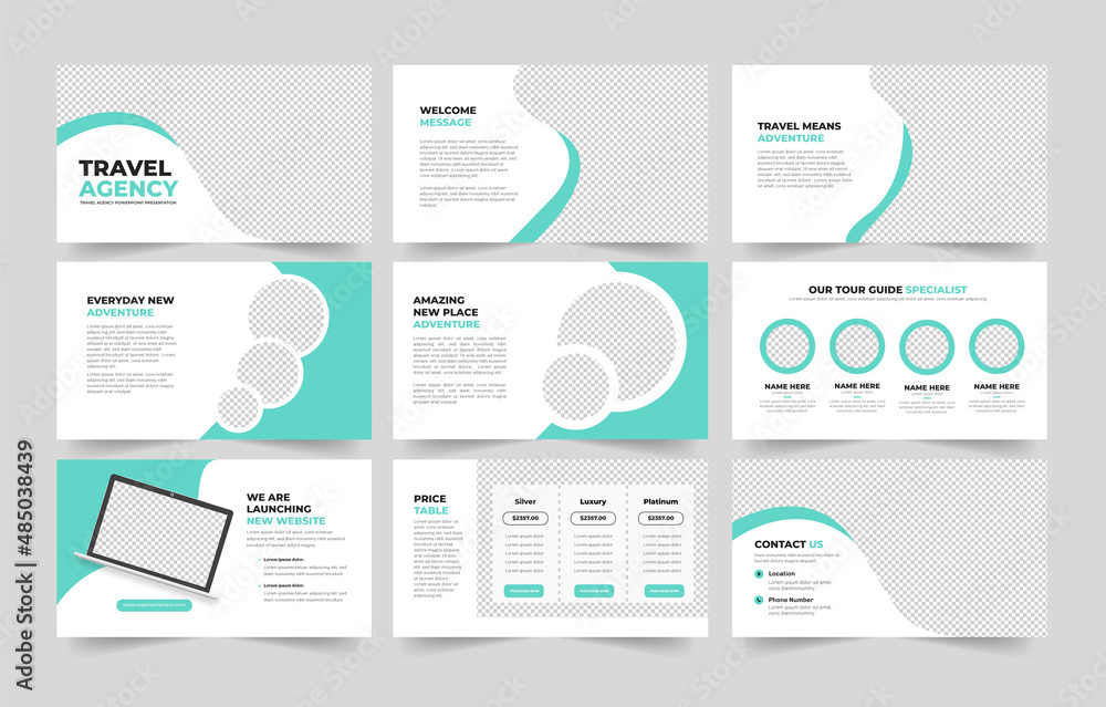 Travel Agency PowerPoint Presentation Template, Tours and Travels ...