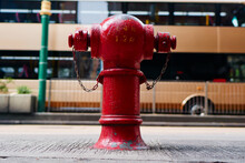 Old Red Fire Hydrant For Emergency Fire Access.