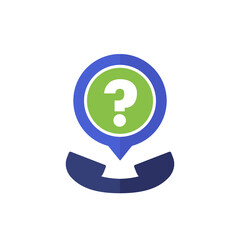 Sticker - support phone call icon, flat vector