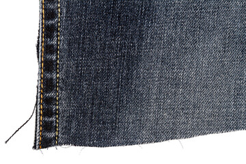 Sticker - Piece of dark jeans fabric