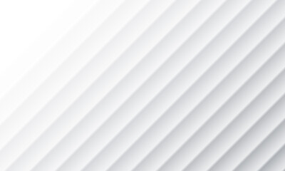 Leinwandbilder - Gray and white gradient diagonal lines, geometry abstract background vector illustration.