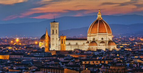 Fototapeta bazylika europa wieża panorama toskania