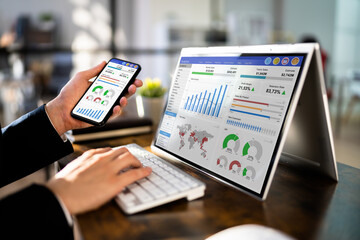 Sticker - KPI Business Analytics Data Dashboard