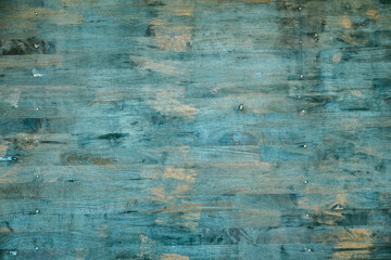 Wall Mural - vintage of rustic blue wooden for background texture