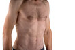 © OttoPles - Naked Upper body of physically working older 60 years old male. No fat