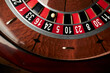 Casino theme. image of casino roulette, poker game. roulette wheel. online casino, bets, winnings. Luxury roulette in the casino. roulette wheel and ball in winning number twenty four. close-up image