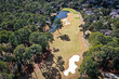 Aerial View of Golf Course on Hilton Head Island