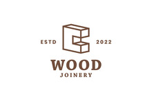 Wood Joinery Furniture Vector Design Template. Carpenter Restoring A Vintage Cabinet Logotype. Furniture Restoration Logo Design. 