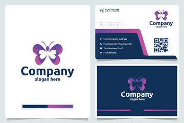 butterfly,beauty, logo design and business card