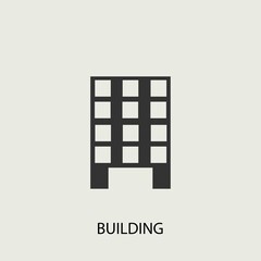 Wall Mural - buildings vector icon illustration sign