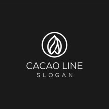 Chocolate Cocoa Fruits Logo Template