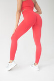 Fototapeta Kuchnia - Close up of buttocks fitness woman in sportswear. Home fitness workout.