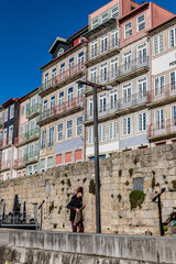 Sticker - Les quais de Ribeira à Porto