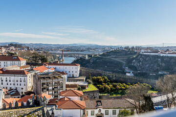 Canvas Print - Vue sur Porto depuis la Cathédrale de Porto