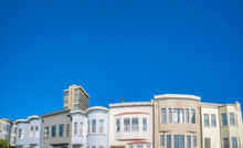 Complex Buildings With Different Designs And Structures At San Francisco, California
