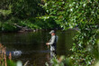© Johnér - Man fishing in river