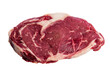 © Анна Демидова - Raw marbled beef ribeye steak. Healthy food. Isolated on white background. Close-up.