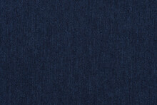 Blue Jeans Texture. Dark Blue Denim Background.