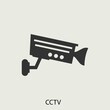 security camera vector icon illustration sign 