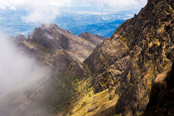 Wall Mural - Ruminahui Volcano summit, Cotopaxi National Park, Avenue of Volcanoes, Ecuador, South America