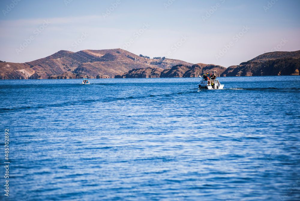 Lake Titicaca ferry boat trip to Isla del Sol (Island of the Sun) from ...