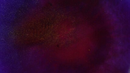 dark neon purple red violet very pure colors ink gradient with shiny gold particles. galaxy, space c