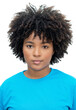 © Daniel Ernst - Passport photo of serious african american young adult woman