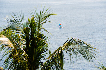 Wall Mural - Sailing off Mangsit Beach, Lombok, Indonesia, Asia