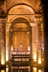 Basilica Cistern (aka Yerebatan Sarayı, Sunken Palace), Istanbul, Turkey, Eastern Europe