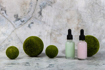 Wall Mural - Natural organic SPA beauty products.