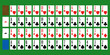 © Natali - Full deck of poker playing cards on a green background
