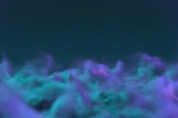 Wall Mural - Abstract background creative illustration of fantasy fog concept with lights bokeh effect you can use for designing purposes