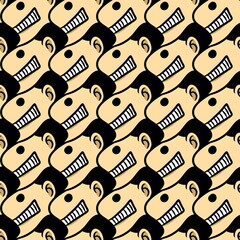 seamless pattern fo cute cartoon