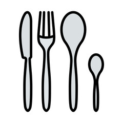 Poster - Silverware Set Icon