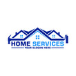 © CreativeX Studio - Home Services Logo can be use for icon, sign, logo and etc