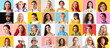 © Pixel-Shot - Group of women on color background. International Women's Day celebration